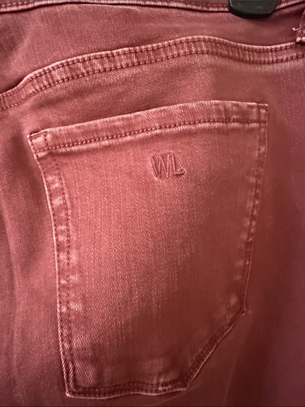 Women's Skinny Jeans in Dusty Rose - Picture 4 of 8